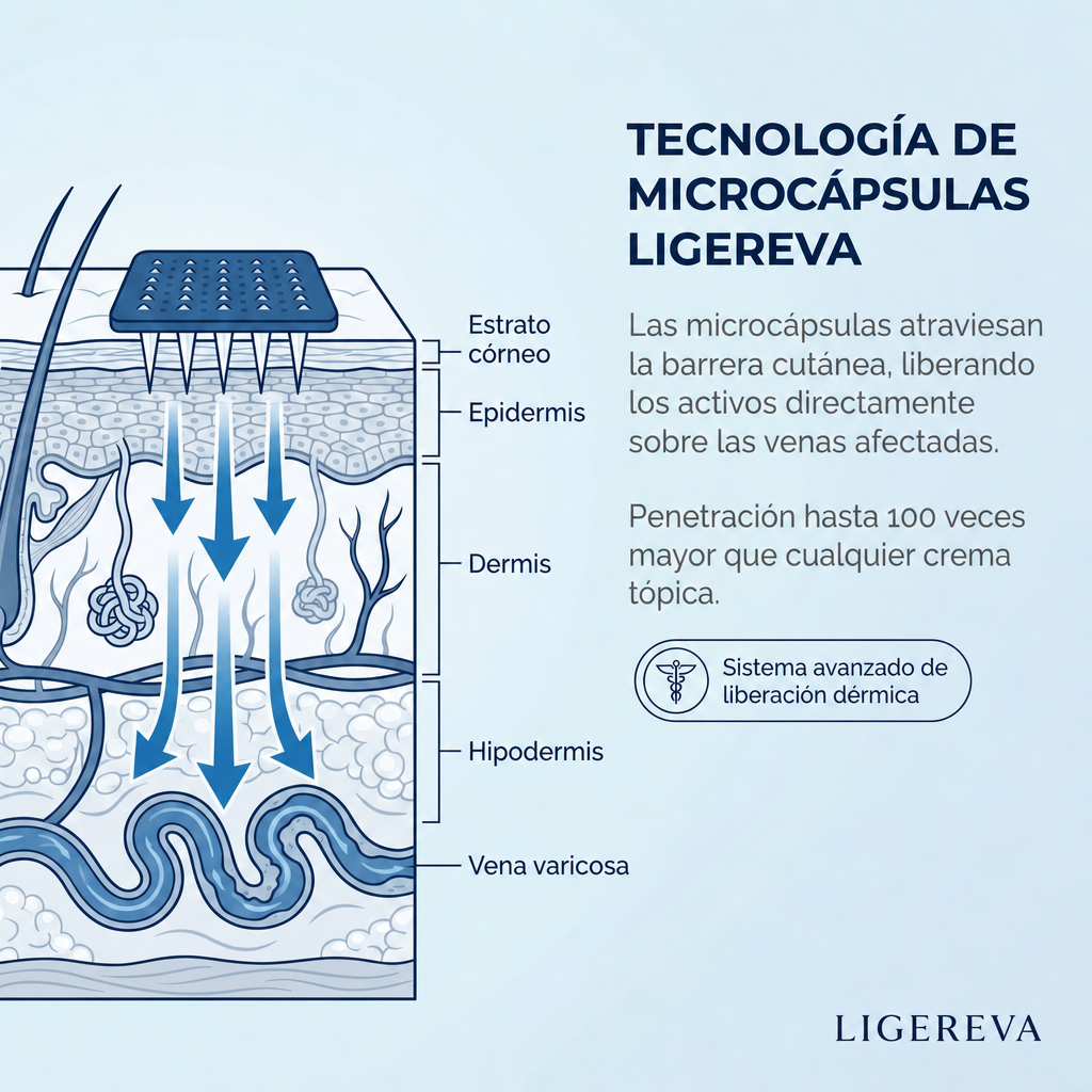 Tecnología de microcápsulas Ligereva